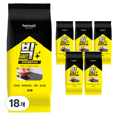 Tamsaa 殺菌99.9% 大尺寸電磁爐與抹布濕巾, 18個, 30入