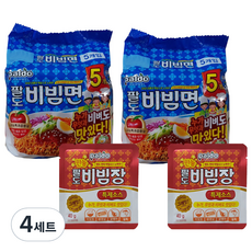 팔도 비빔면 130g x 10p + 만능 요리비빔장 40g x 2p, 4세트
