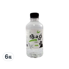 心一 酷之泉竹炭水, 符合CNS國家飲用水標準, 增加微量元素, 280ml, 6瓶