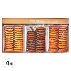 신라명과 세가지맛 사브레쿠키, 260g, 4개