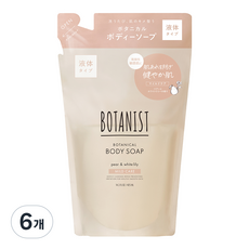 보타니스트 마일드케어 보타니컬 바디워시 배 화이트릴리향 리필, 6개, 425ml