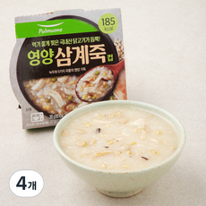 풀무원 영양 삼계죽 컵 (냉장), 260g, 4개