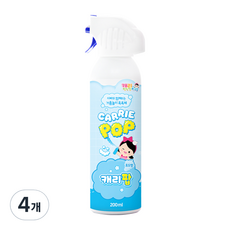 캐리소프트 캐리팝 버블 바디워시 포도향, 200ml, 4개