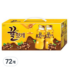 웅진 꿀먹은 헛개 음료, 180ml, 72개