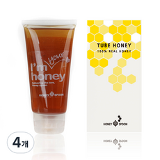 허니스푼 튜브허니 밤꽃꿀, 4개, 120g