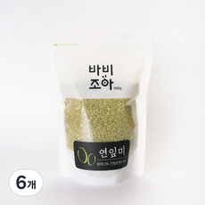 바비조아 연잎미, 500g, 6개