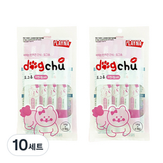 플레이나 도그츄 간식 4p, 치킨 + 랍스타, 10세트