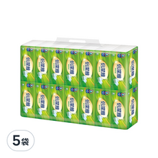 倍潔雅 柔軟舒適抽取衛生紙, 14包, 5袋