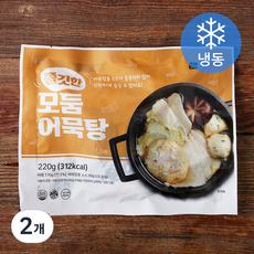 영자어묵 쫄깃한 모둠 어묵탕 (냉동), 220g, 2개