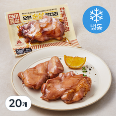 한끼통살 오븐 순살 닭다리 안동찜닭맛 (냉동), 100g, 20개