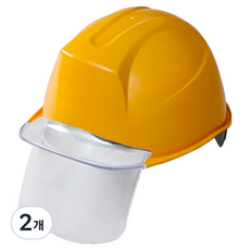 DONGMYUNG 建築工地頭部保護 ABE 新型透明視窗護目鏡安全帽 DMS-M-3001SH, 2個