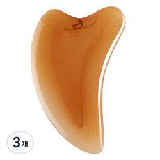 Tteruwa心形刮痧臉部刮痧按摩器, 3個, 單一顏色