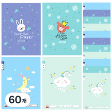 YOUNG ART 小學8格韓文筆記本, 隨機出貨, 60個
