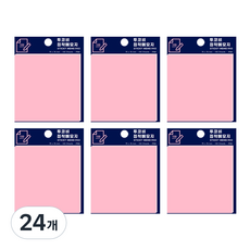 TUCO.B 黏性便利貼 垫 75*76mm 100入, 粉紅色, 24個