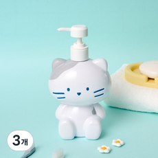 버터 모던하우스 버터샵 밀크캣 리퀴드 디스펜서, 화이트, 3개