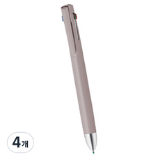 제브라 블렌 4 + S 펜 0.5mm, 코코아 브라운, 4개
