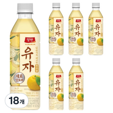 양반 유자 제로, 18개, 500ml