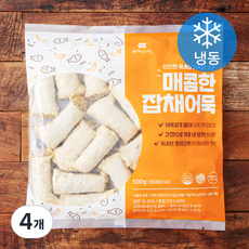 영자어묵 매콤한 잡채어묵 (냉동), 500g, 4개