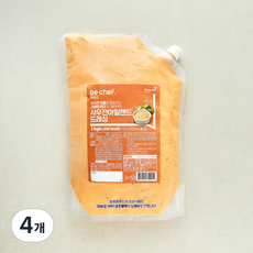 비셰프 사우전아일랜드드레싱, 2kg, 4개