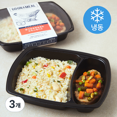 고온어다이어트 닭가슴살볶음밥 앤 두부스테이크 (냉동), 215g, 3개