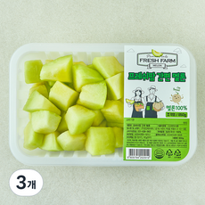프레쉬팜 간편 멜론, 3개, 850g