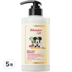 제이엠솔루션 라이프 디즈니 스위트 소프 트리트먼트 스위트 머스크향, 5개, 500ml