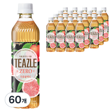 티즐 제로 자몽블랙티, 500ml, 60개