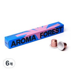 CABINEAT Nespresso咖啡機適用衣索比亞Aroma Forest咖啡膠囊, 5g, 10顆, 6盒