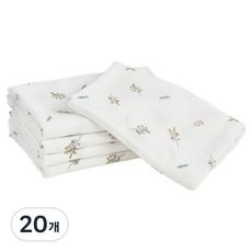 아가짱 퓨어 천 기저귀 특대형, 20개, 꽃갈피