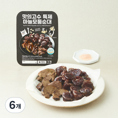 맛의고수 특제 마늘 모둠순대, 300g, 6개