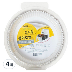 來自大自然的盤狀烘焙紙 白色, 40入, 4個, 16cm