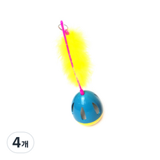 오뚝이놀이 고양이 장난감, 블루, 4개