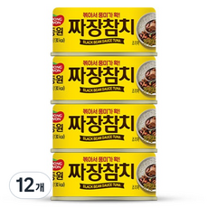 동원 짜장 참치, 90g, 12개