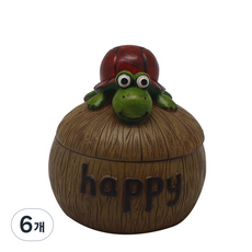 迷你椰子造型附蓋菸灰缸 RA040, 烏龜, 6個