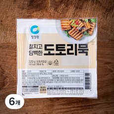 청정원 도토리묵, 320g, 1개입, 6개