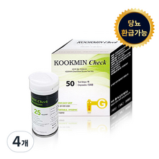 녹십자GC 국민첵 혈당시험지, 4개, 50개입