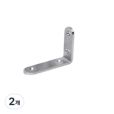 ZIO-BIZ 強力不鏽鋼壁掛置物架 DIY, 單一顏色, 2個