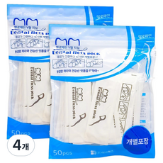 HELLO JAnE Innerworks Y型獨立包裝牙線棒 DENTAL FLOSS PICK, 4個, 50入, 1.6cm