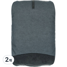 뫼르소 듀오 샤무드 럭스 앤 코티드 알칸타라 차량용 팔걸이 콘솔쿠션, 다이아블랙, 2개