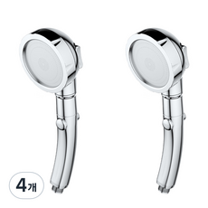 J's Home 3模式鍍鉻旋轉蓮蓬頭 JSH003, 4個