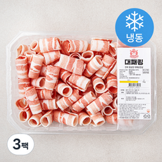 대패킹 진짜 정삼겹 대패삼겹살 (냉동), 1kg, 3팩