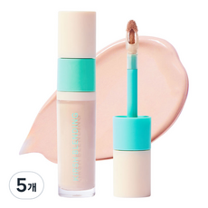 키르시블렌딩 커버 엑스 듀얼 컨실러 7.5g, 5개, 01 아이보리 핑크