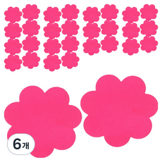 Potenkit OPP袋 簡易胸貼 粉紅色 7.5 x 7.5 cm 10入, 6個