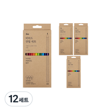아이비스 비비드 연필 세트 HB SP12036, 혼합색상, 12세트