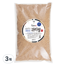 대구농산 갓 도정한 불릴필요없는 귀리쌀, 8kg, 3개