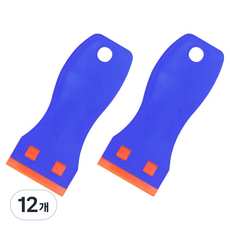 World Clean Easy Fit 貼紙去除器 刮刀 藍色, 12個