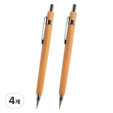 moong9 Oslo木質自動鉛筆, 0.5mm, 4個