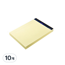 Paper Lab Legal Pad A4, 黃色, 10個
