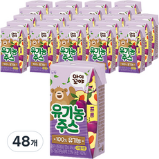 아이꼬야 유기농 주스, 프룬, 120ml, 48개