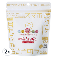 릴랙스큐 스팟 온열 패치 컬러풀 12p, 2개